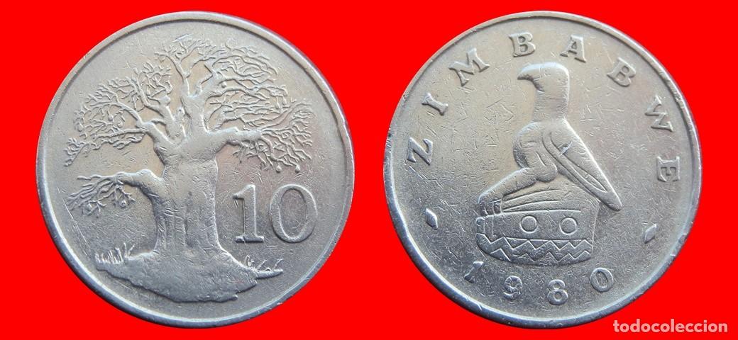 Monedas antiguas de &Aacute;frica: 10 CENTAVOS 1980 ZIMBABUE ZIMBABWE-150175