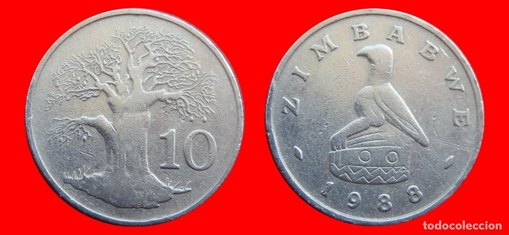 Monedas antiguas de &Aacute;frica: 10 CENTAVOS 1988 ZIMBABUE ZIMBABWE-150176