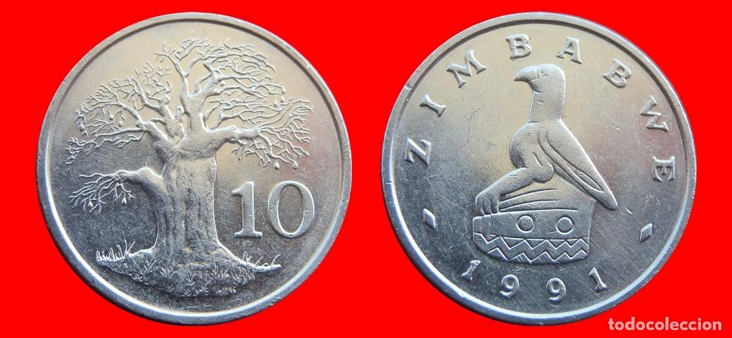 Monedas antiguas de &Aacute;frica: 10 CENTAVOS 1991 ZIMBABUE ZIMBABWE-150177