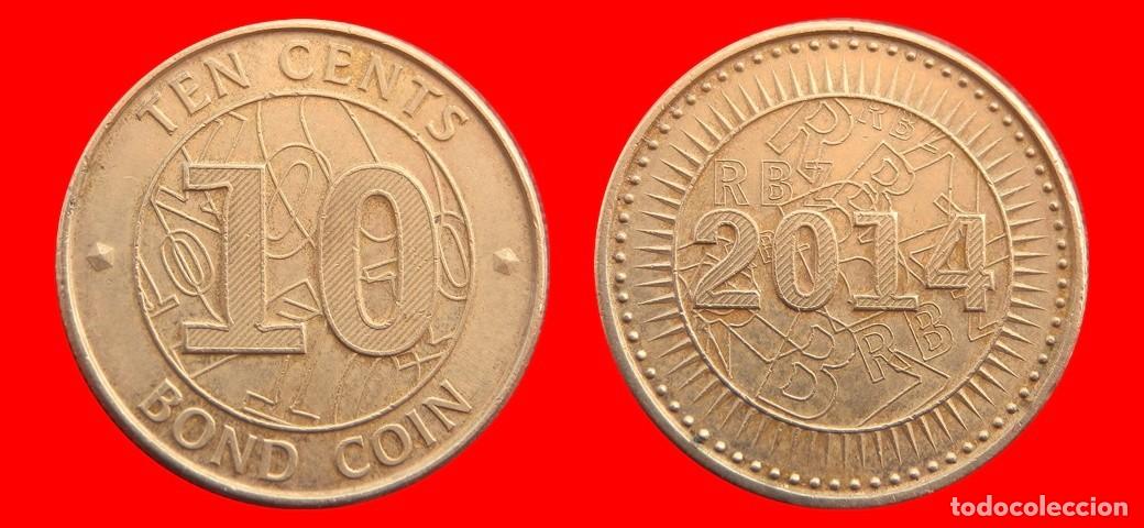 Monedas antiguas de &Aacute;frica: 10 CENTAVOS 2014 ZIMBABUE ZIMBABWE-150178