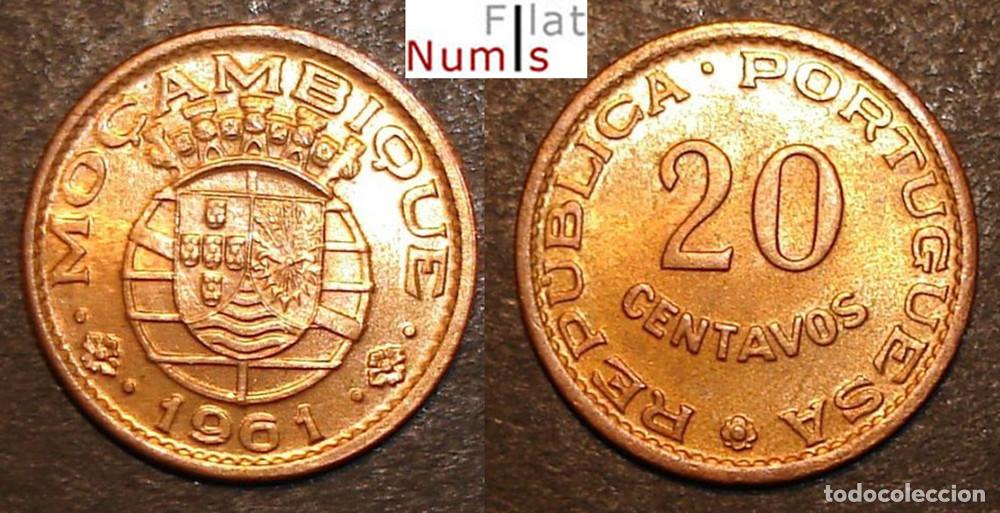 Monedas antiguas de &Aacute;frica: MOZAMBIQUE - 20 CENTS - 1961 - SIN CIRCULAR - BRONCE