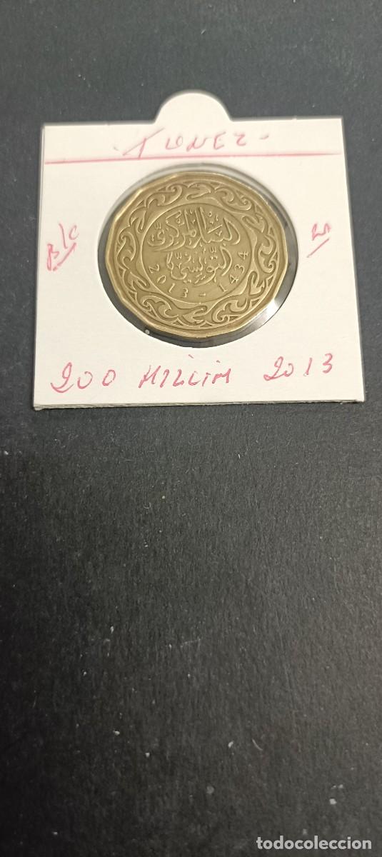 Monedas antiguas de &Aacute;frica: TUNEZ 200 MILLIM 2013 BC KM=509 (LAT&Oacute;N)