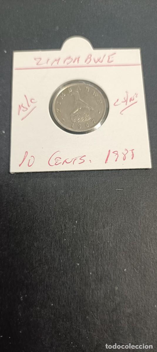 Monedas antiguas de &Aacute;frica: ZIMBABWE 10 CENTIMOS 1987 BC KM=3 (CUPRONIQUEL)