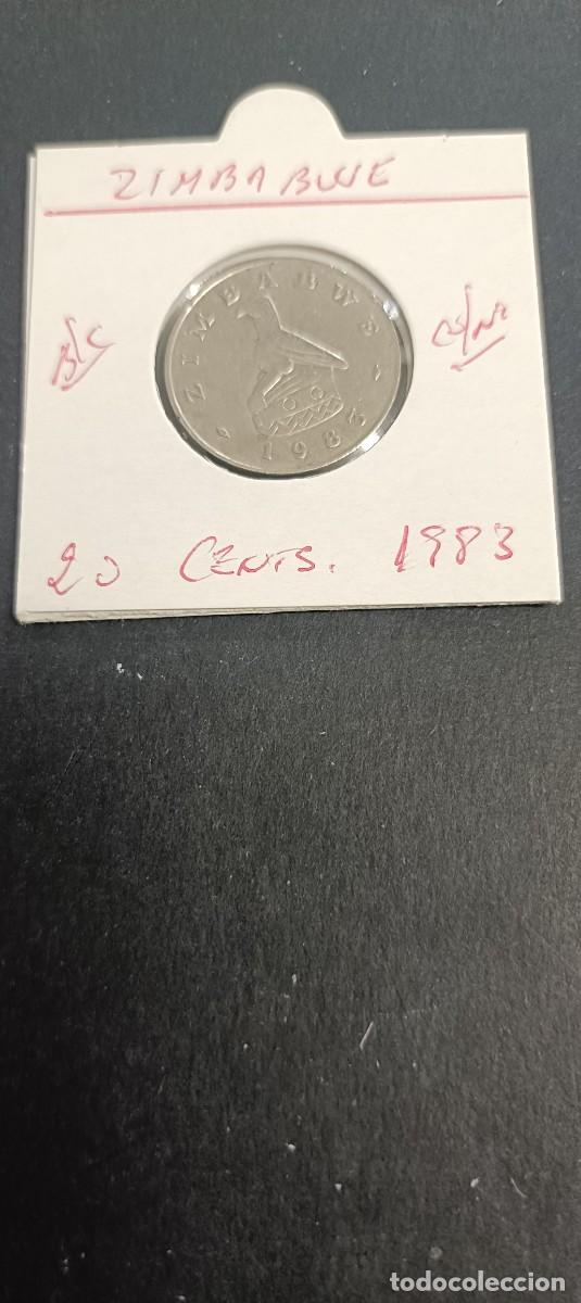 Monedas antiguas de &Aacute;frica: ZIMBABWE 20 CENTIMOS 1983 BC KM=4 (CUPRONIQUEL)