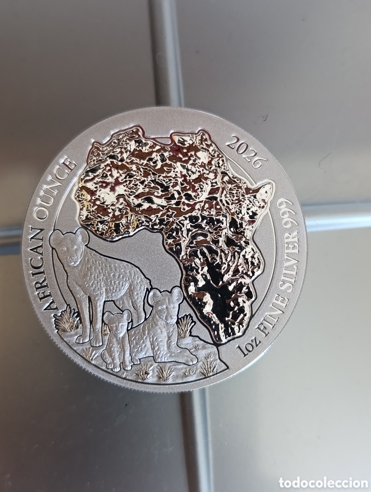 Monedas antiguas de &Aacute;frica: ONZA Plata .999 - Ruanda 2026 - 31,1 gramos