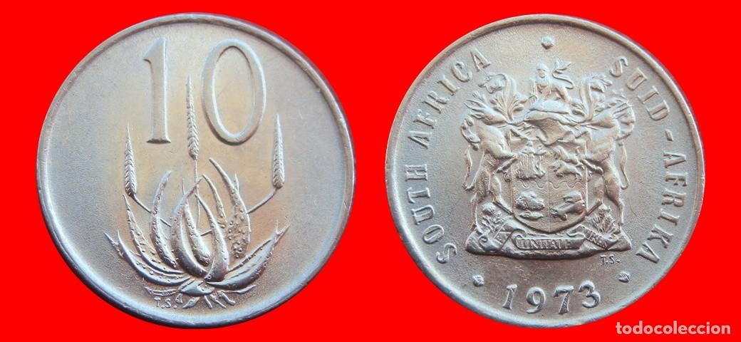 Monete antiche di Africa: 10 CENTAVOS 1973 SUDAFRICA-150372