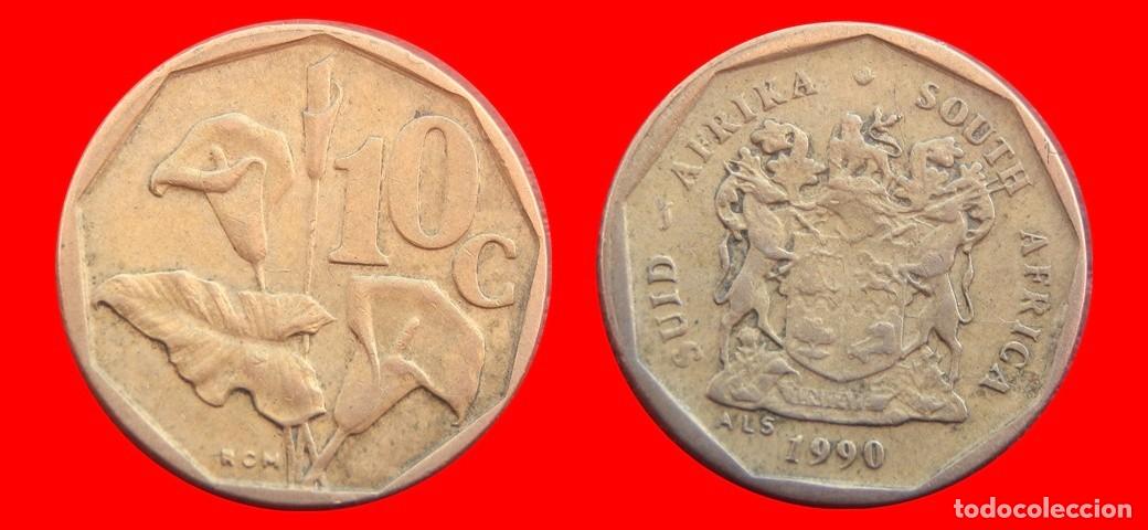 Monete antiche di Africa: 10 CENTAVOS 1990 SUDAFRICA-150374