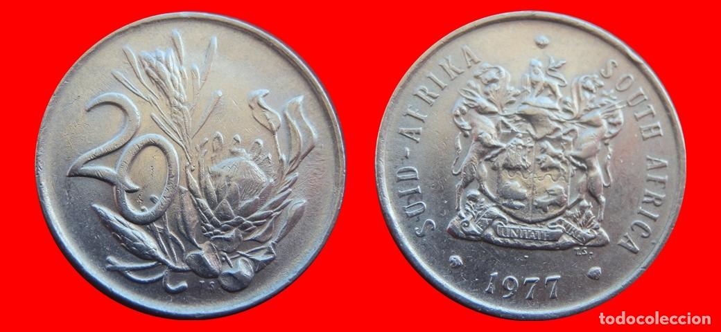 Monete antiche di Africa: 20 CENTAVOS 1977 SUDAFRICA-150376