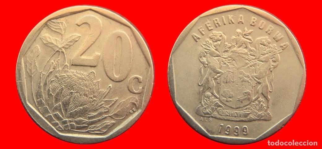 Monedas antiguas de &Aacute;frica: 20 CENTAVOS 1999 SUDAFRICA-150378