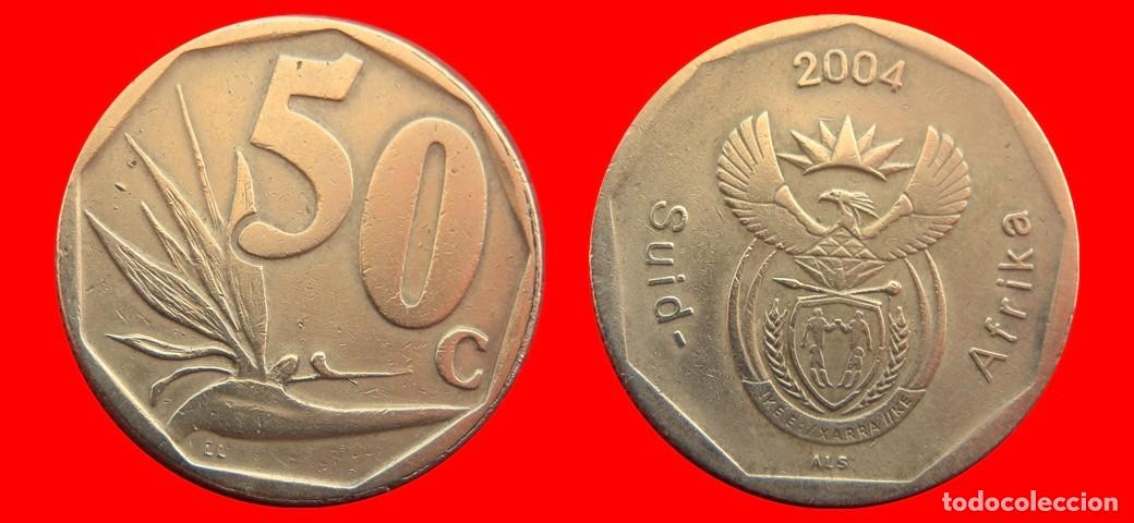 Monedas antiguas de &Aacute;frica: 50 CENTAVOS 2004 SUDAFRICA-150380