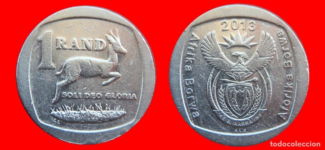 Monedas antiguas de &Aacute;frica: 1 RAND 2013 SUDAFRICA-150387