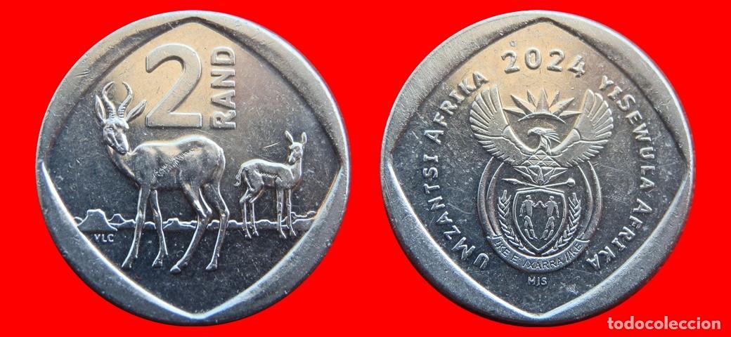Monedas antiguas de &Aacute;frica: 2 RAND 2024 SUDAFRICA-150396