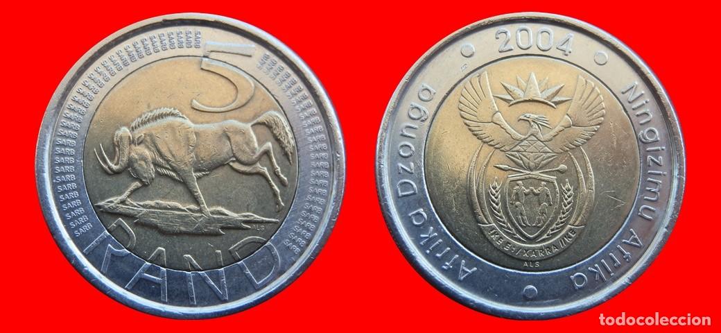 Monedas antiguas de &Aacute;frica: 5 RAND 2004 SUDAFRICA-150397