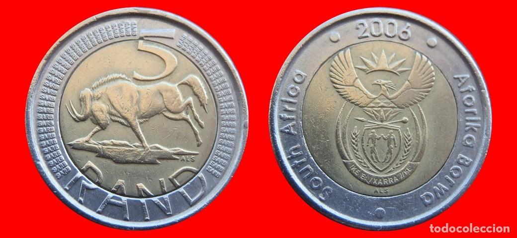 Monedas antiguas de &Aacute;frica: 5 RAND 2006 SUDAFRICA-150398