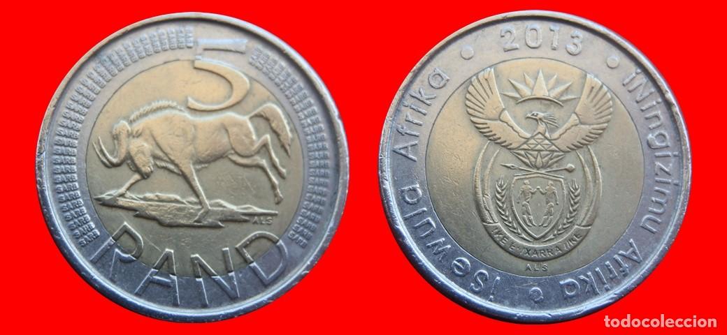 Monedas antiguas de &Aacute;frica: 5 RAND 2013 SUDAFRICA-150401