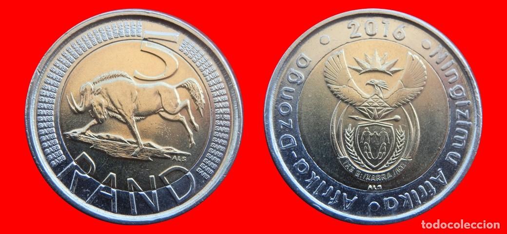 Monedas antiguas de &Aacute;frica: 5 RAND 2016 SUDAFRICA-150404