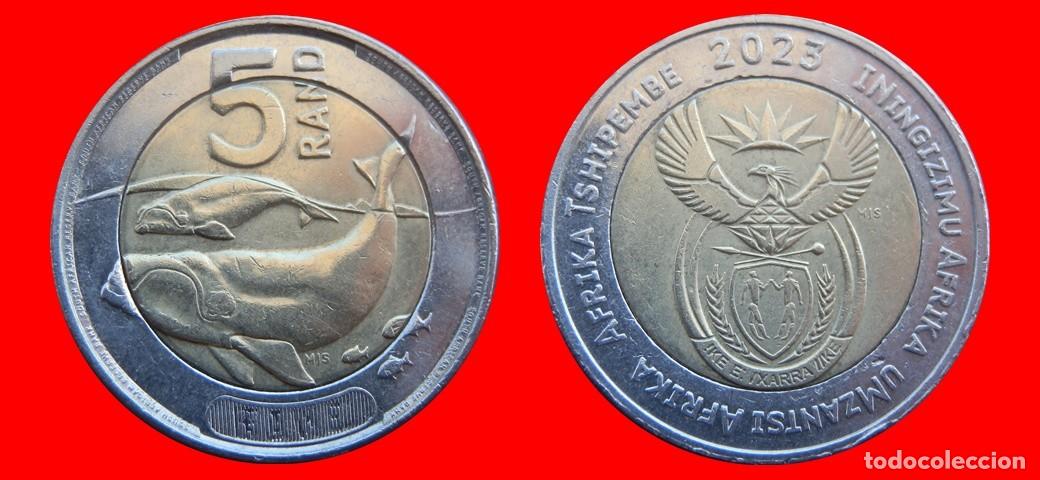 Monedas antiguas de &Aacute;frica: 5 RAND 2023 SUDAFRICA-150406