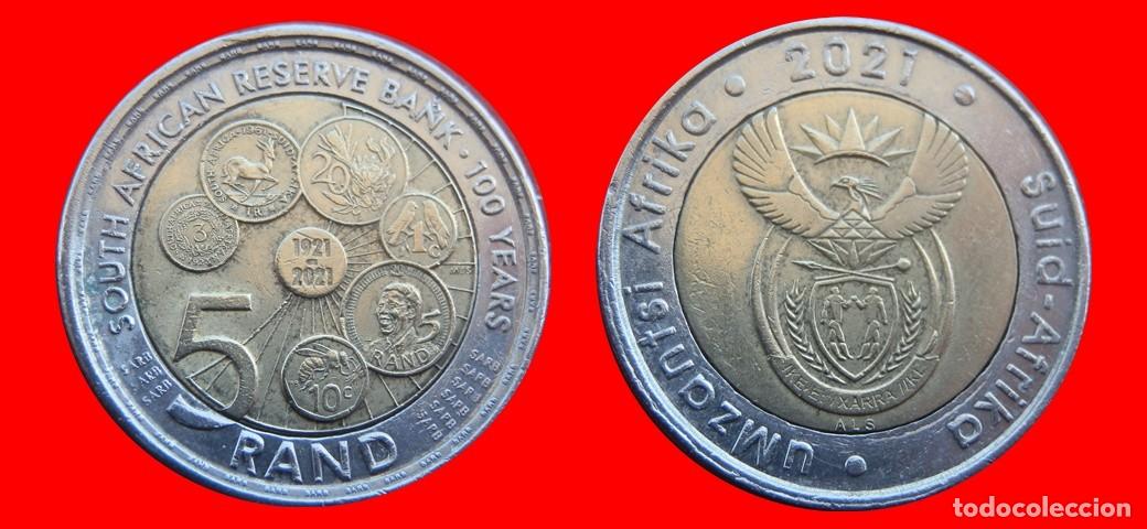 Monedas antiguas de &Aacute;frica: 5 RAND 2021 SUDAFRICA-150407
