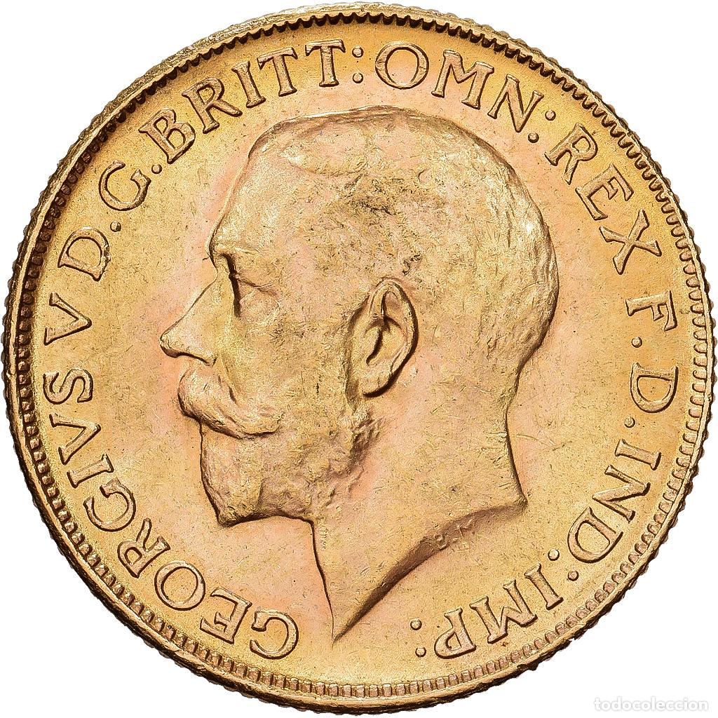 Monedas antiguas de &Aacute;frica: [#1509899] Sud&aacute;frica, George V, Sovereign, 1928, Oro, MBC, KM:21