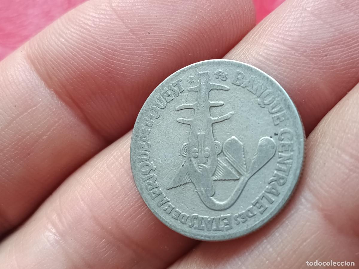 Monedas antiguas de &Aacute;frica: ESTADOS AFRICA DEL OESTE 50 FRANCOS 1972