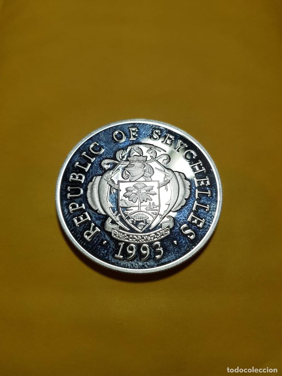 Monedas antiguas de &Aacute;frica: SEYCHELLES-25 RUPIAS-1992-PLATA