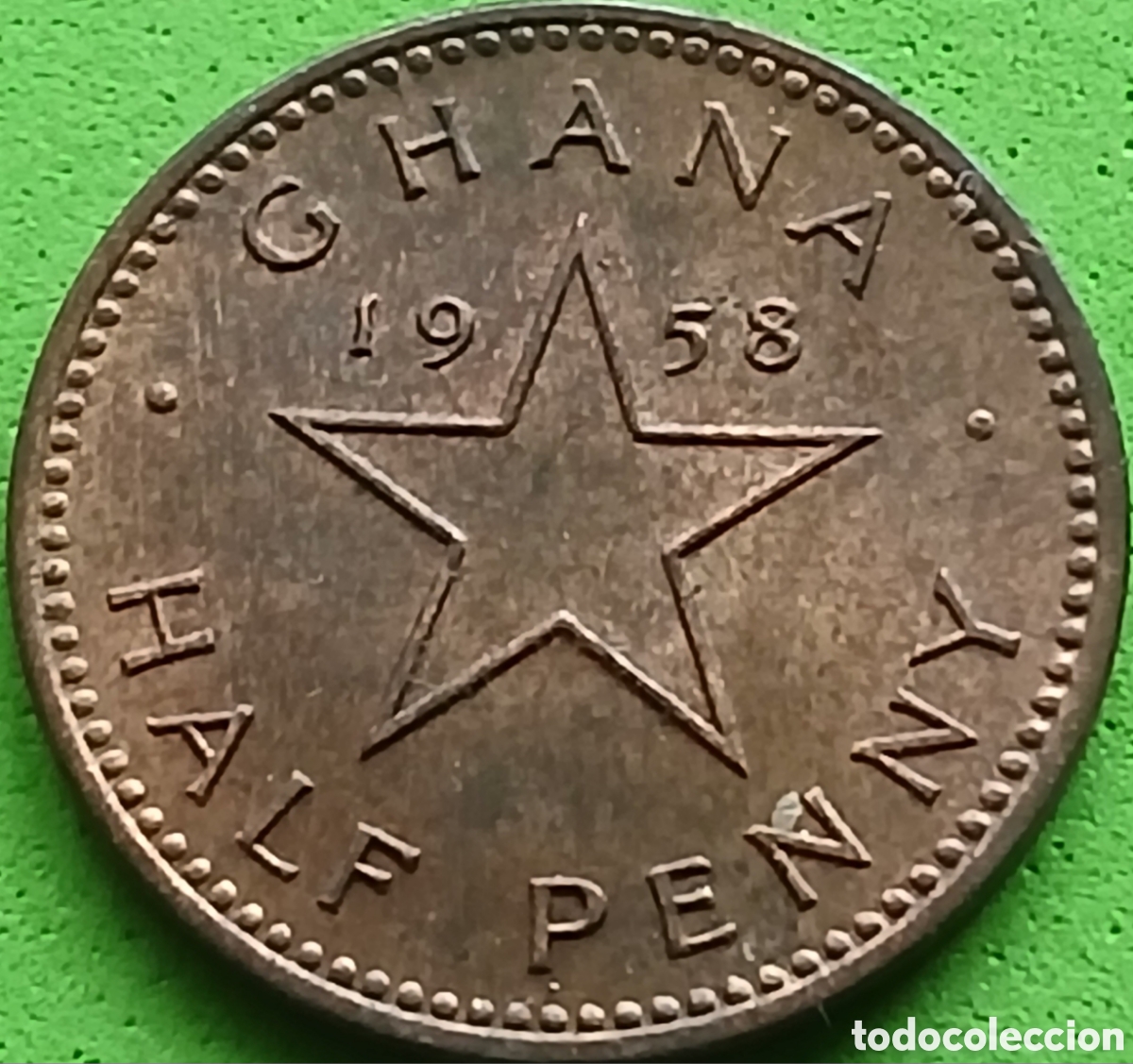 Monedas antiguas de &Aacute;frica: Ghana half penny 1958 km#1
