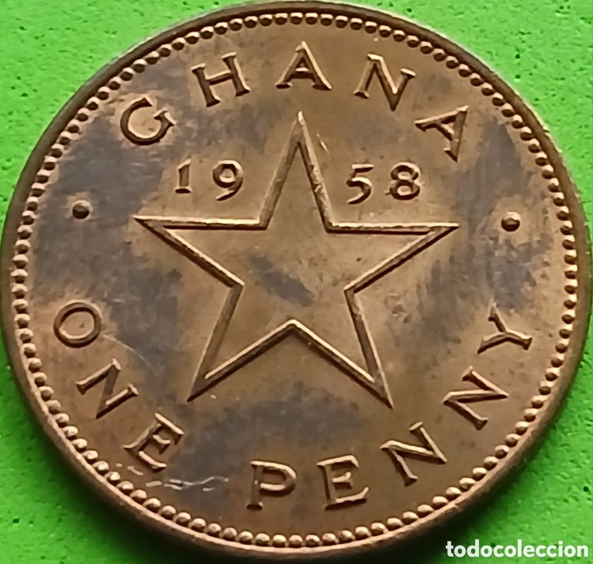 Monedas antiguas de &Aacute;frica: Ghana one penny 1958 km#2