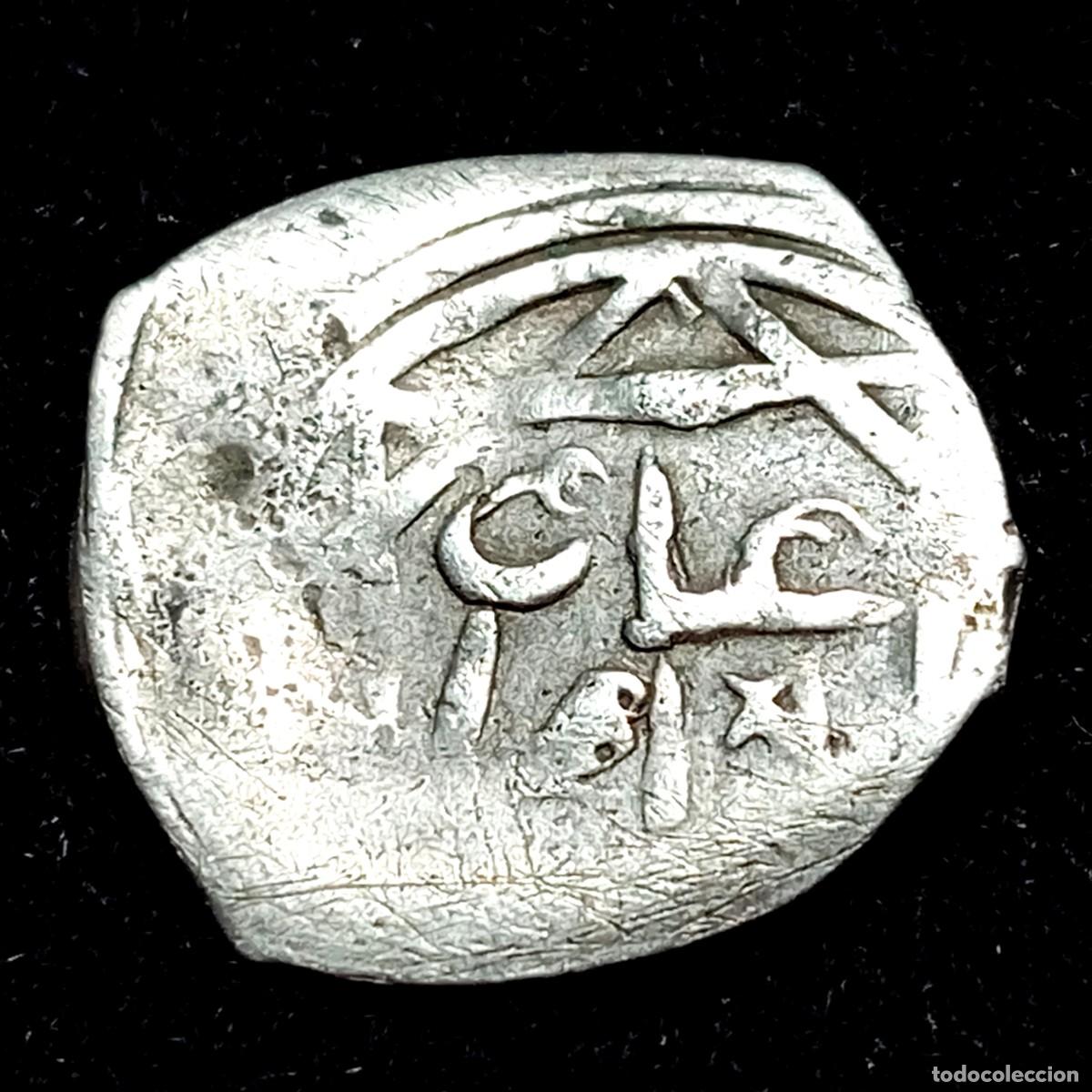 Monedas antiguas de &Aacute;frica: ⚜️ BBF7 2. Plata. Dirham de Moulay Sulaynam. 1799-1801. Marruecos. 3r Standard. 2,12 g. 19 mm