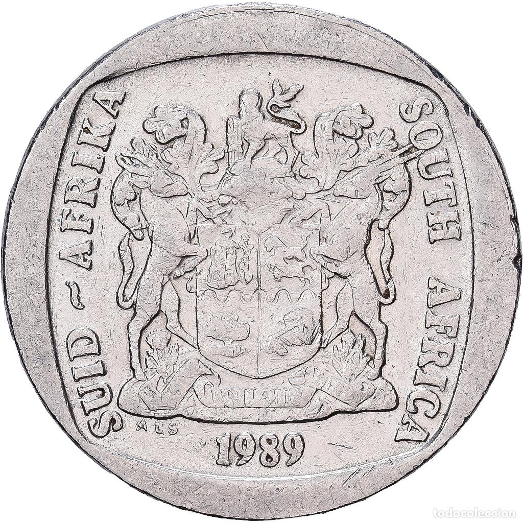 Monedas antiguas de &Aacute;frica: [#1513352] Sud&aacute;frica, 2 Rand, 1989, N&iacute;quel chapado en cobre, MBC, KM:139