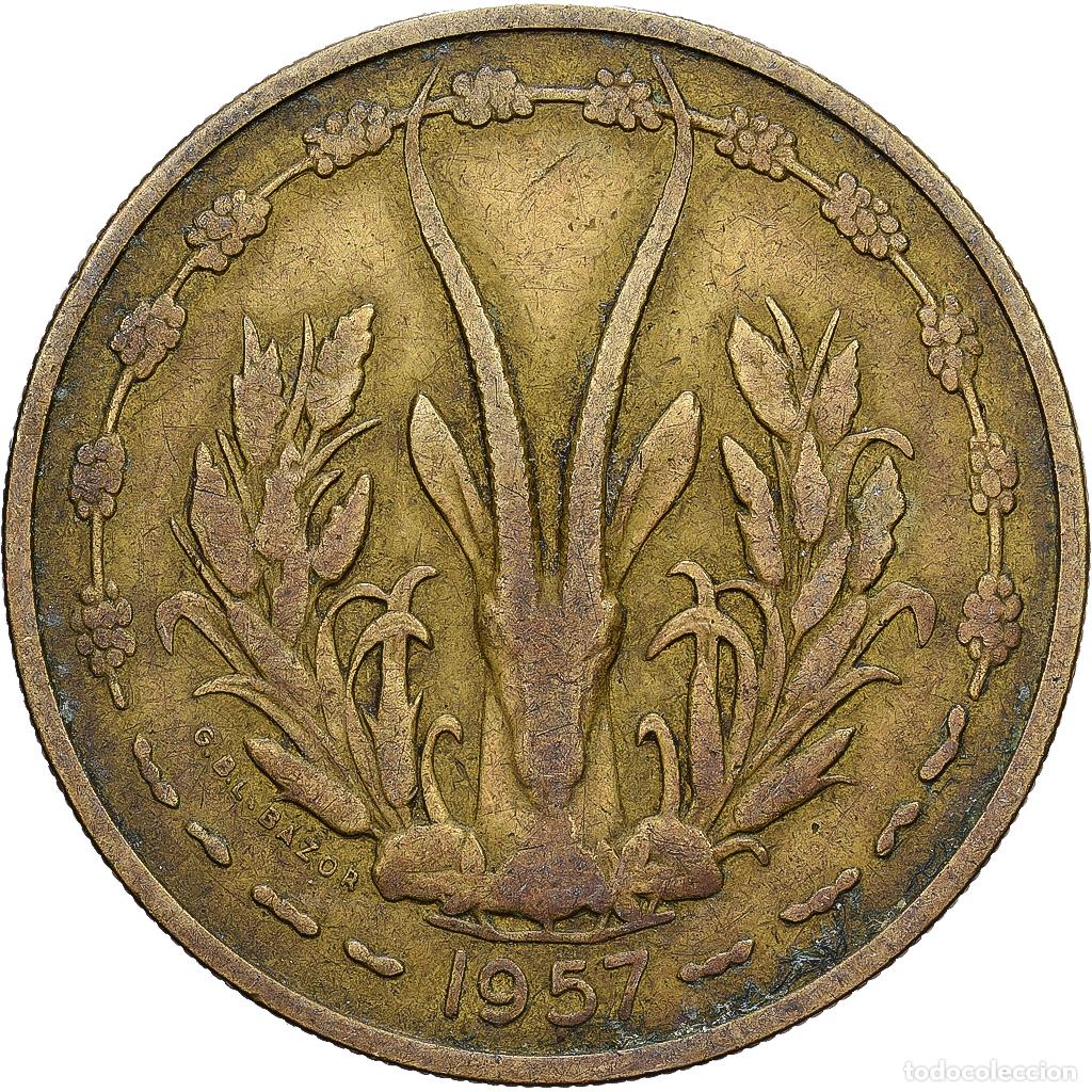 Monedas antiguas de &Aacute;frica: [#1513361] &Aacute;frica oriental francesa, 25 Francs, 1957, Aluminio - bronce, BC+, KM:9