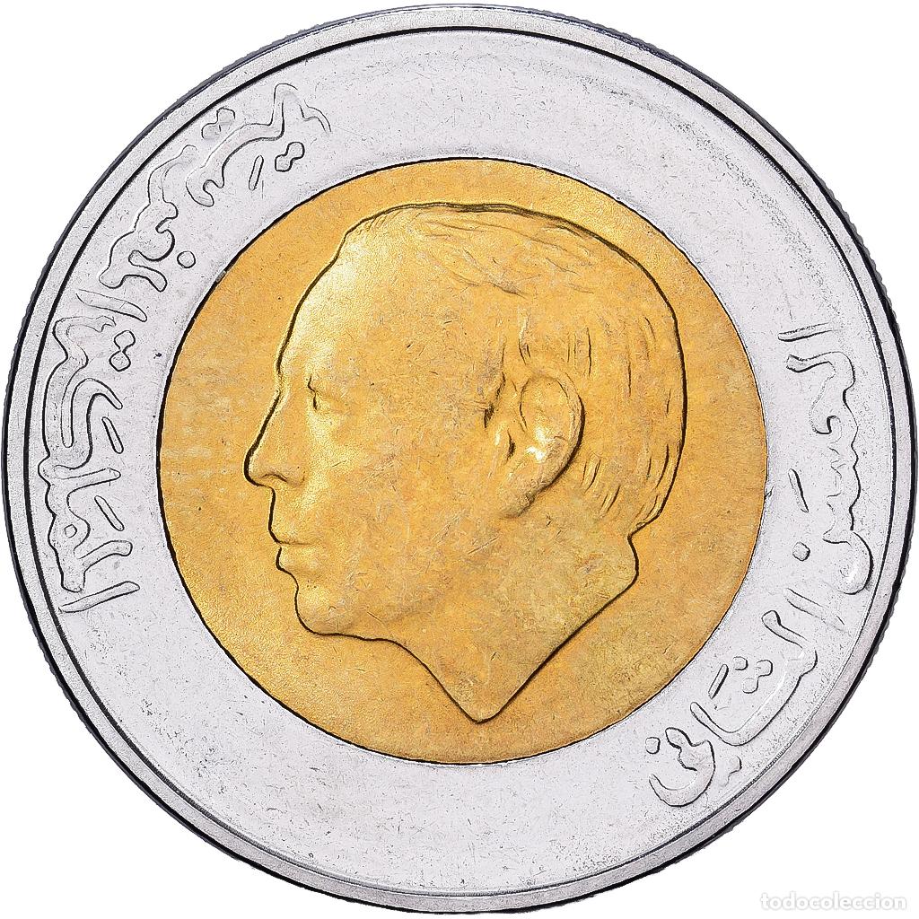 Monedas antiguas de &Aacute;frica: [#1513380] Moneda, Marruecos, al-Hassan II, 5 Dirhams, 1987/AH1407, Paris, MBC