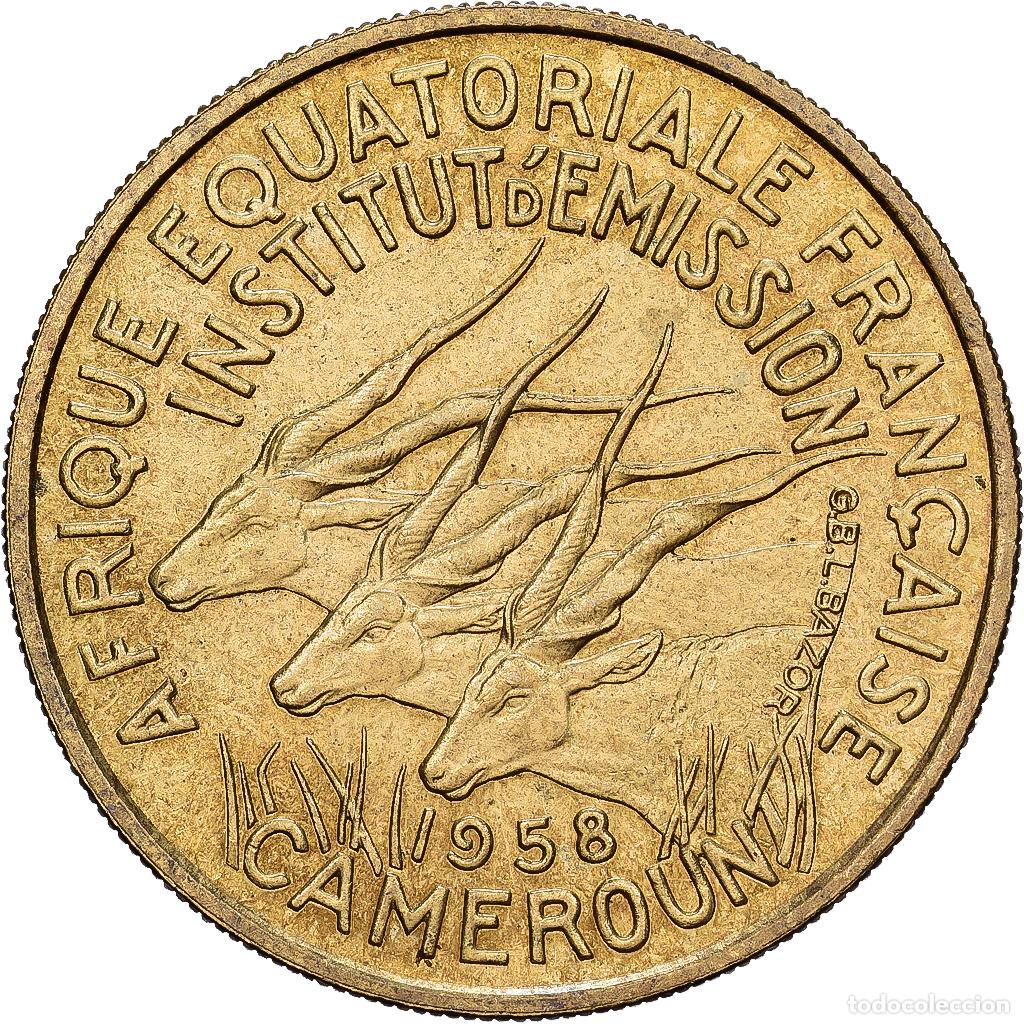 Monedas antiguas de &Aacute;frica: [#1513396] Camer&uacute;n, 25 Francs, 1958, Aluminio - bronce, MBC, KM:12