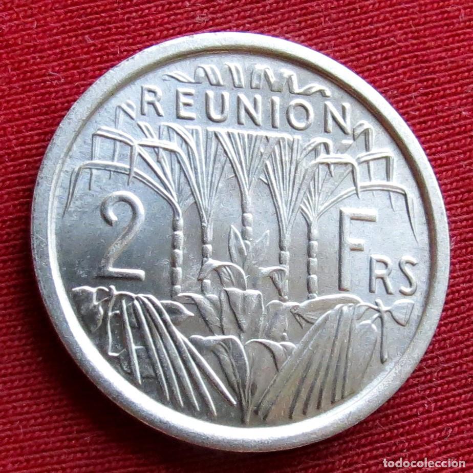 Monedas antiguas de &Aacute;frica: Reunion 2 francos 1948