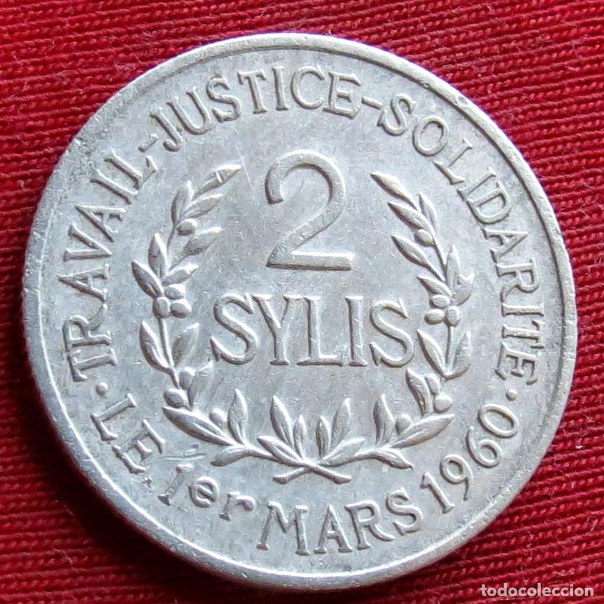 Monedas antiguas de &Aacute;frica: Guinea 2 sylis 1971 ..