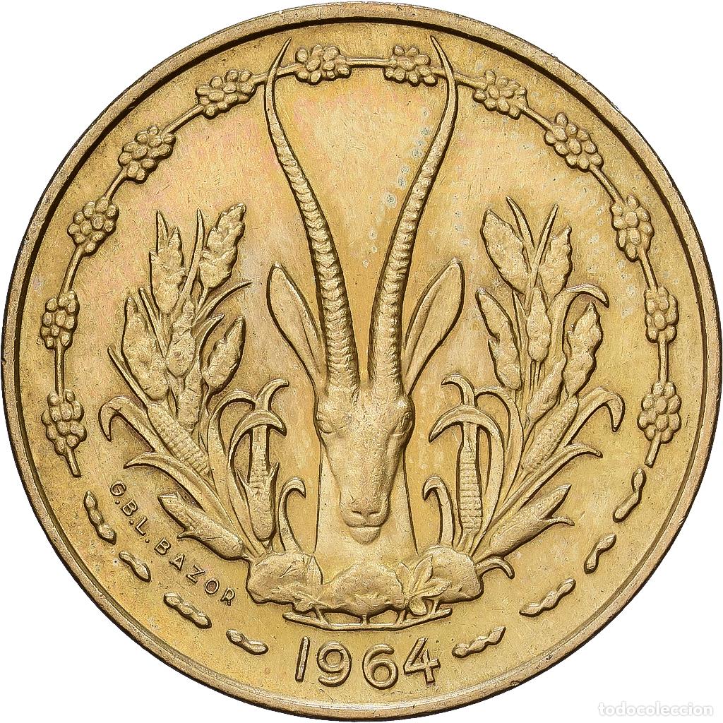 Monedas antiguas de &Aacute;frica: [#1513452] Estados del &Aacute;frica Occidental, 10 Francs, 1964, Paris, Aluminio - bronce, MBC+