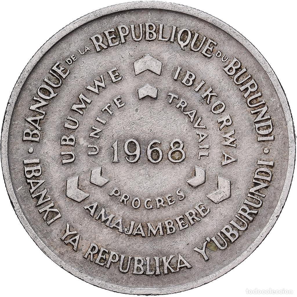 Monedas antiguas de &Aacute;frica: [#1513459] Burundi, 10 Francs, 1968, Cobre - n&iacute;quel, MBC, KM:17