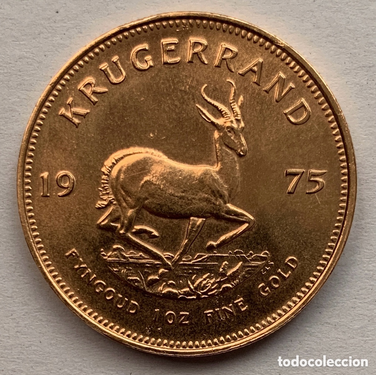 Monedas antiguas de &Aacute;frica: 1 KRUGERRAND ORO 1975 SUD-AFRICA 1 ONZA