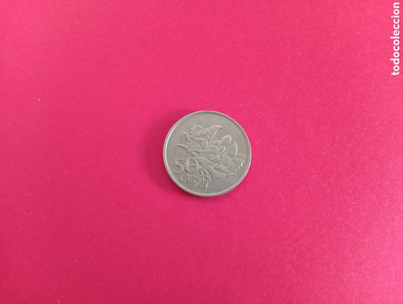 Monedas antiguas de &Aacute;frica: 50 cents de Seychelles 1977