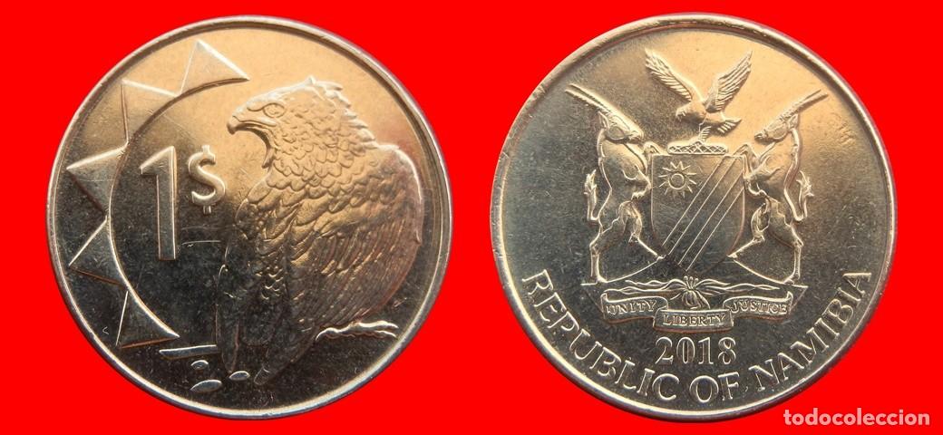 Monedas antiguas de &Aacute;frica: 1 DOLAR 2018 NAMIBIA-150902