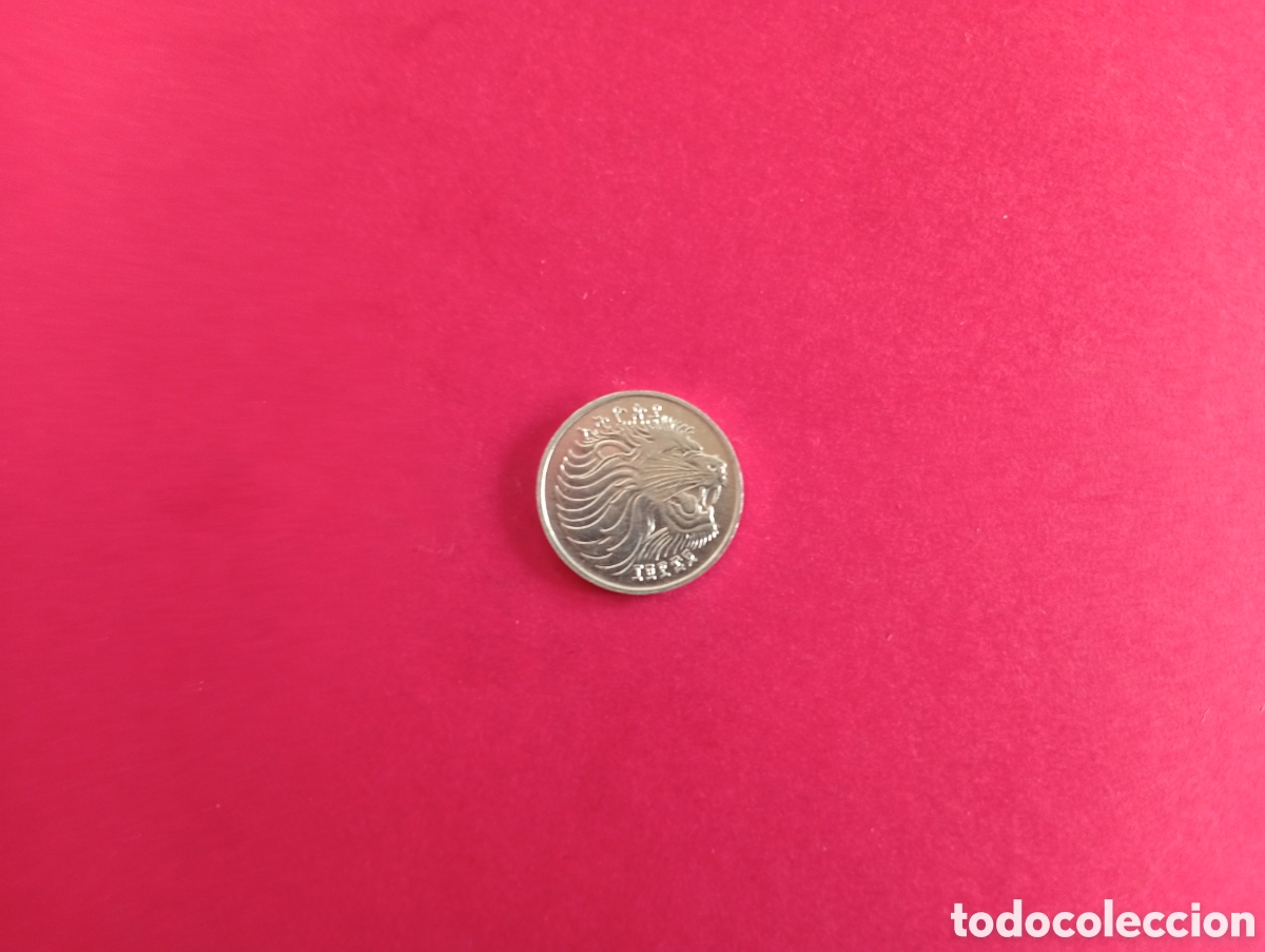 Monedas antiguas de &Aacute;frica: 1 santim de Etiop&iacute;a sin fecha