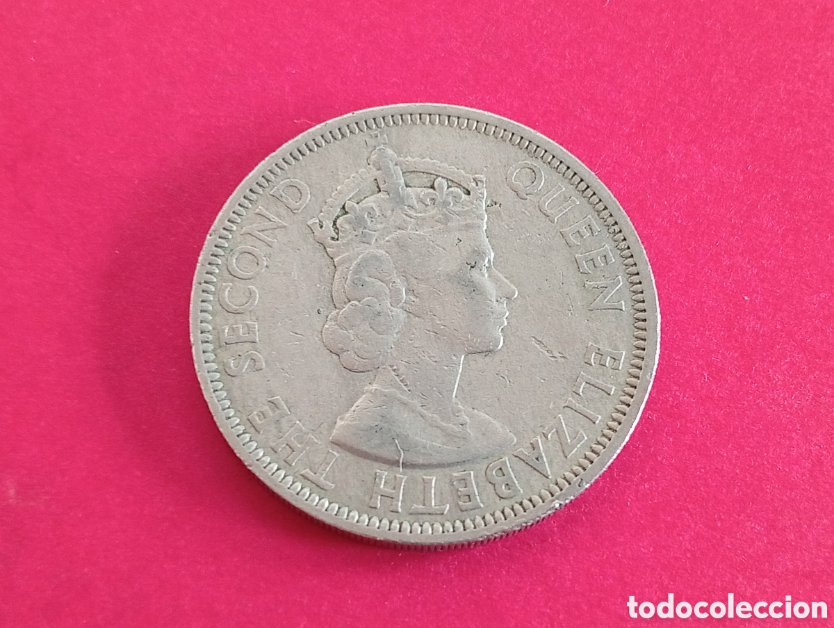 Monedas antiguas de &Aacute;frica: 1 rupia de Seychelles 1969 - Foto 2
