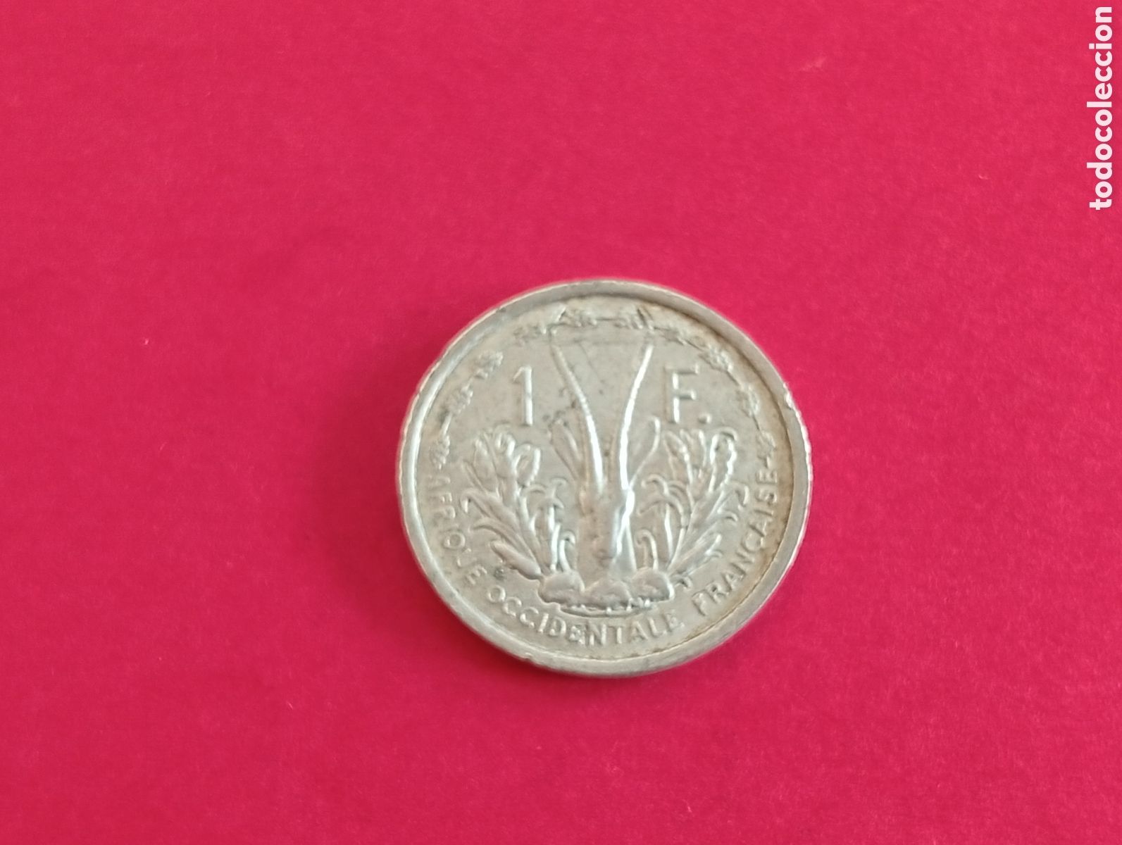 Monedas antiguas de &Aacute;frica: 1 franco &Aacute;frica Occidental Francesa 1948