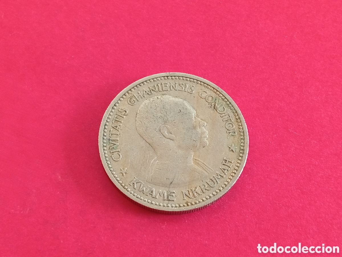 Monedas antiguas de &Aacute;frica: 2 chelines de Ghana 1958 - Foto 2