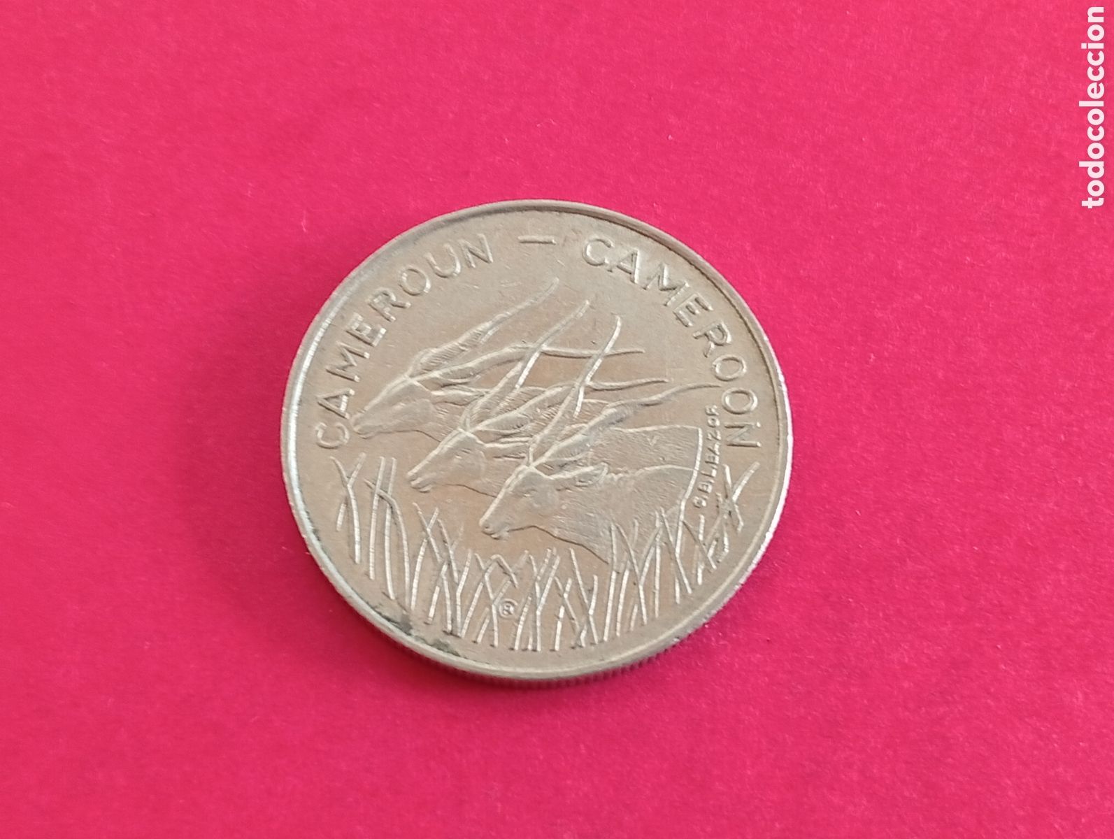 Monedas antiguas de &Aacute;frica: 100 francos de Camer&uacute;n 1975