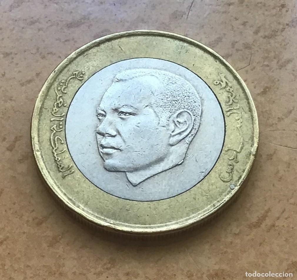 Monedas antiguas de &Aacute;frica: 10 dirhams de Marruecos. A&ntilde;o 2016 - Foto 2