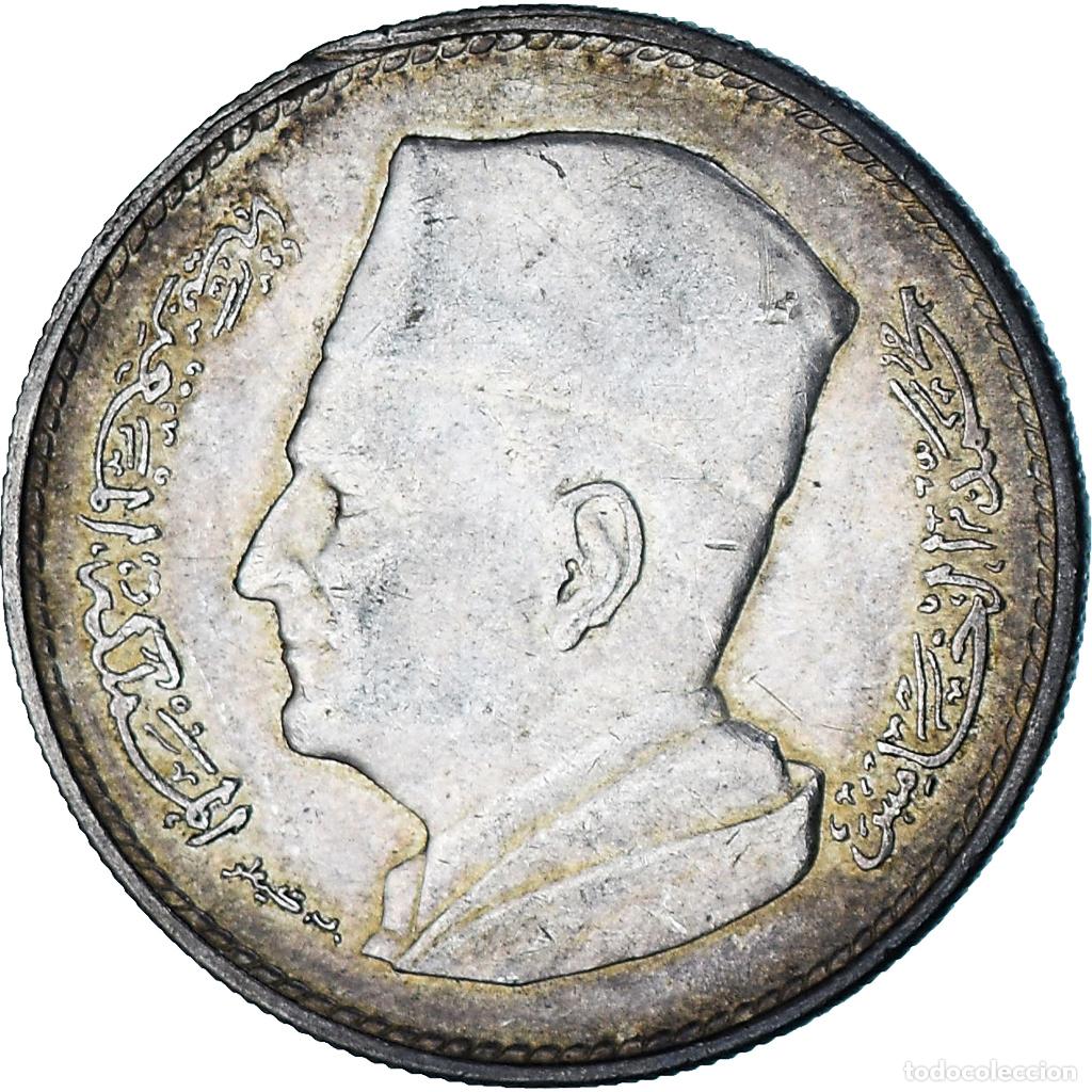 Monedas antiguas de &Aacute;frica: [#1113205] Moneda, Marruecos, Mohammed V, Dirham, 1960 / AH 1380, Paris, MBC, Plata, KM:55