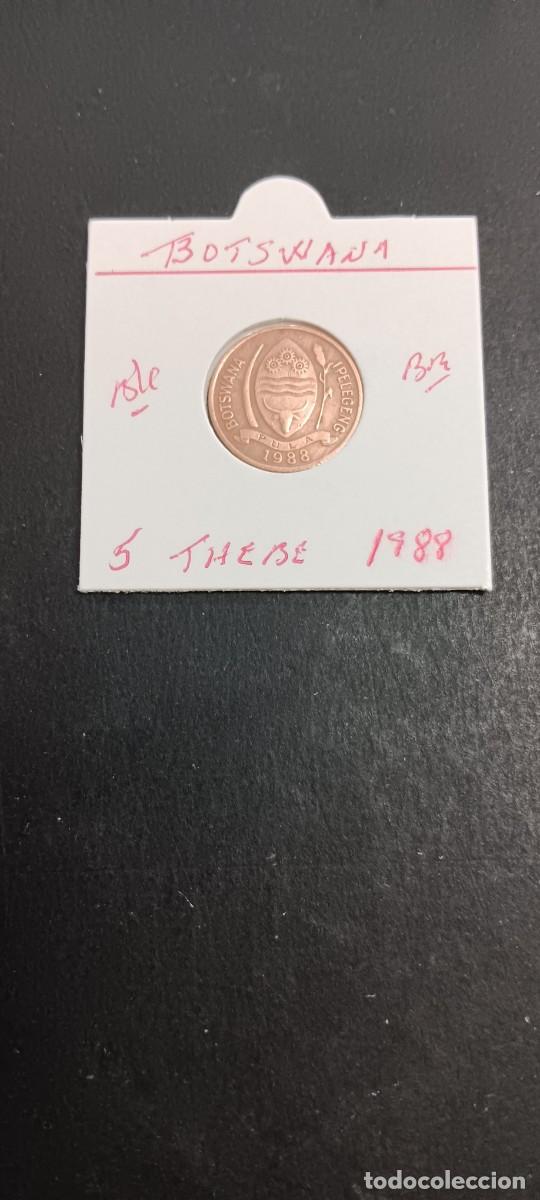 Monedas antiguas de &Aacute;frica: BOTSWANA 5 THEBE 1981 S/C KM=15 (BRONCE)