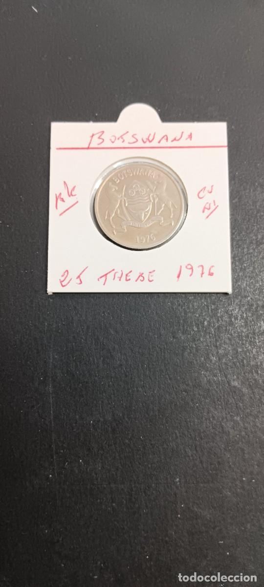 Monedas antiguas de &Aacute;frica: BOTSWANA 25 THEBE 1986 BC KM=6 (CUPRONIQUEL)