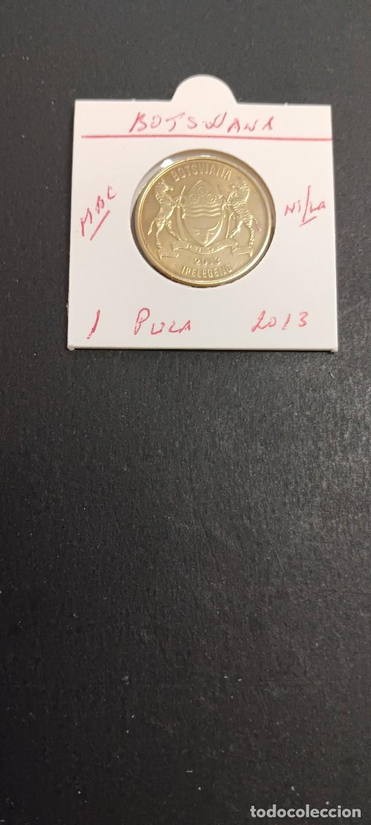 Monedas antiguas de &Aacute;frica: BOTSWANA 1 PULA 2016 BC KM=35 (NIQUEL-LAT&Oacute;N)