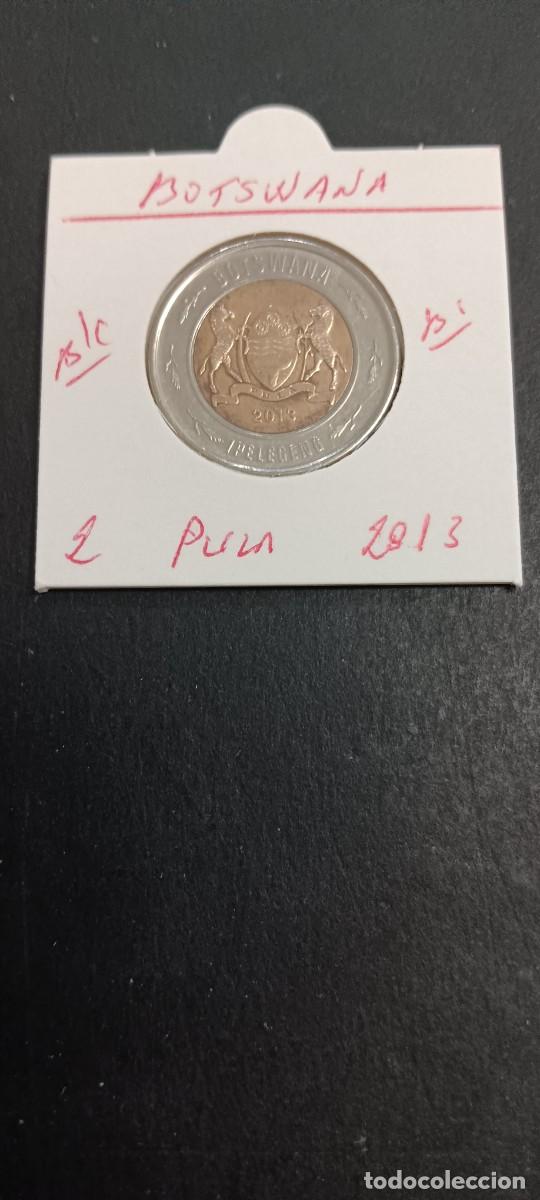 Monedas antiguas de &Aacute;frica: BOTSWANA 2 PULA 2013 BC KM=36 (BIMETALICA)